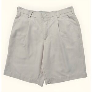 Nike Golf Men's Chino Shorts Size 32 Beige Dri-Fit Casual Stretch